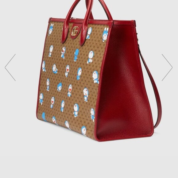 ⭐ ITEM: Gucci x Doraemon Large Tote (Limited Edition 2021 Lunar New Year Collect - Picture 4 of 14